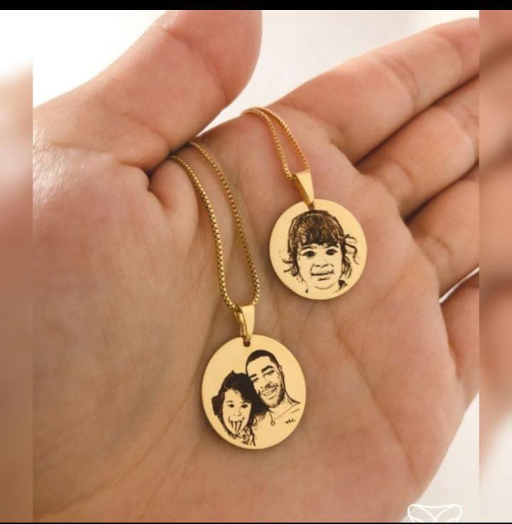 Customized Photo Engraved Locket – Personal Gift by Mrym Collection