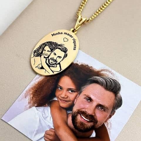 Customized Photo Engraved Locket – Personal Gift by Mrym Collection