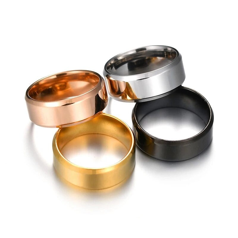 Personalized Engraved Name Ring – Custom Text, Date & Arabic Name | Mrym Collection